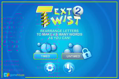 A game called Text Twist 2.
